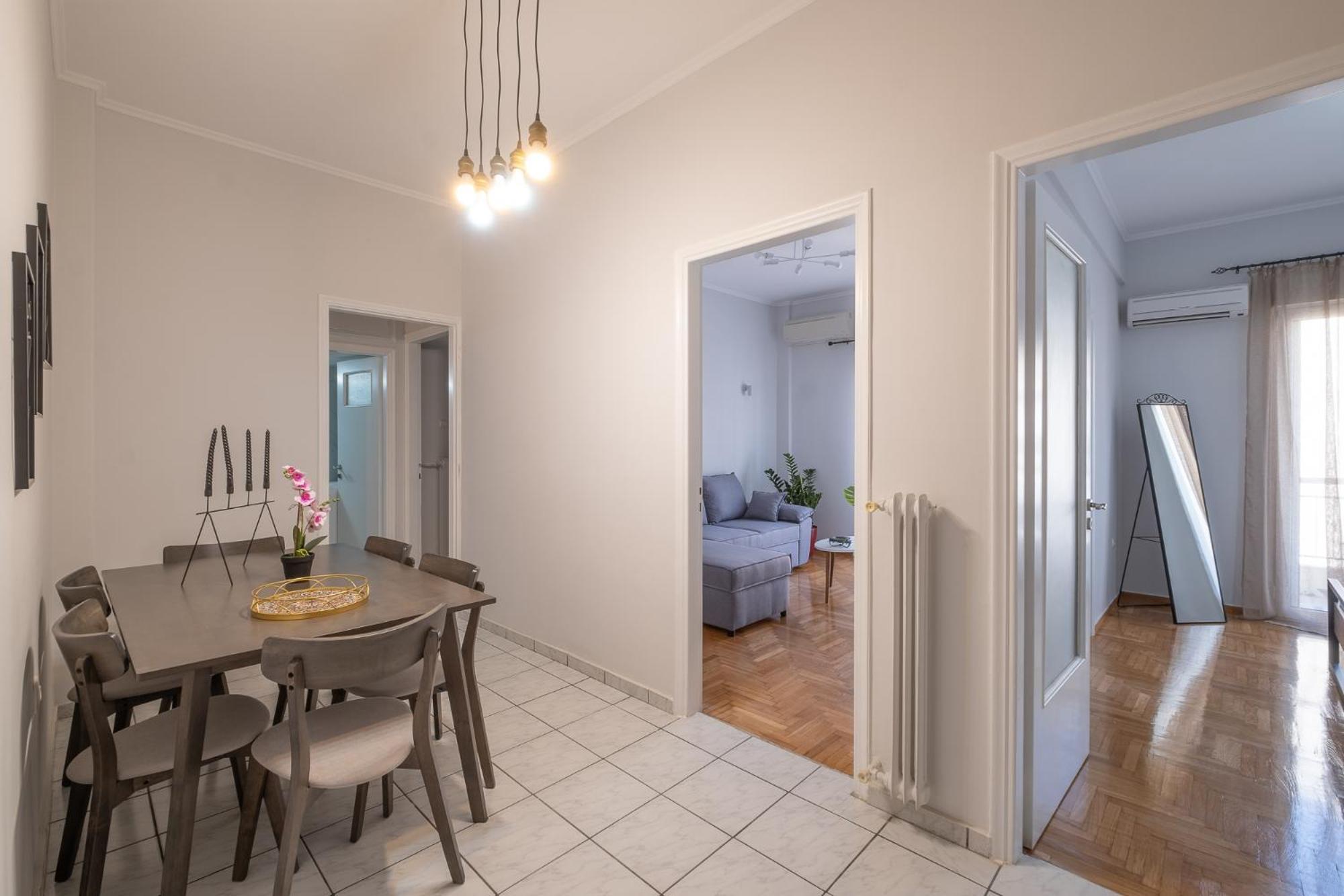 Lovely And Modern 3Bd Apartment Close To Ampelokipoi Metro Афины Экстерьер фото